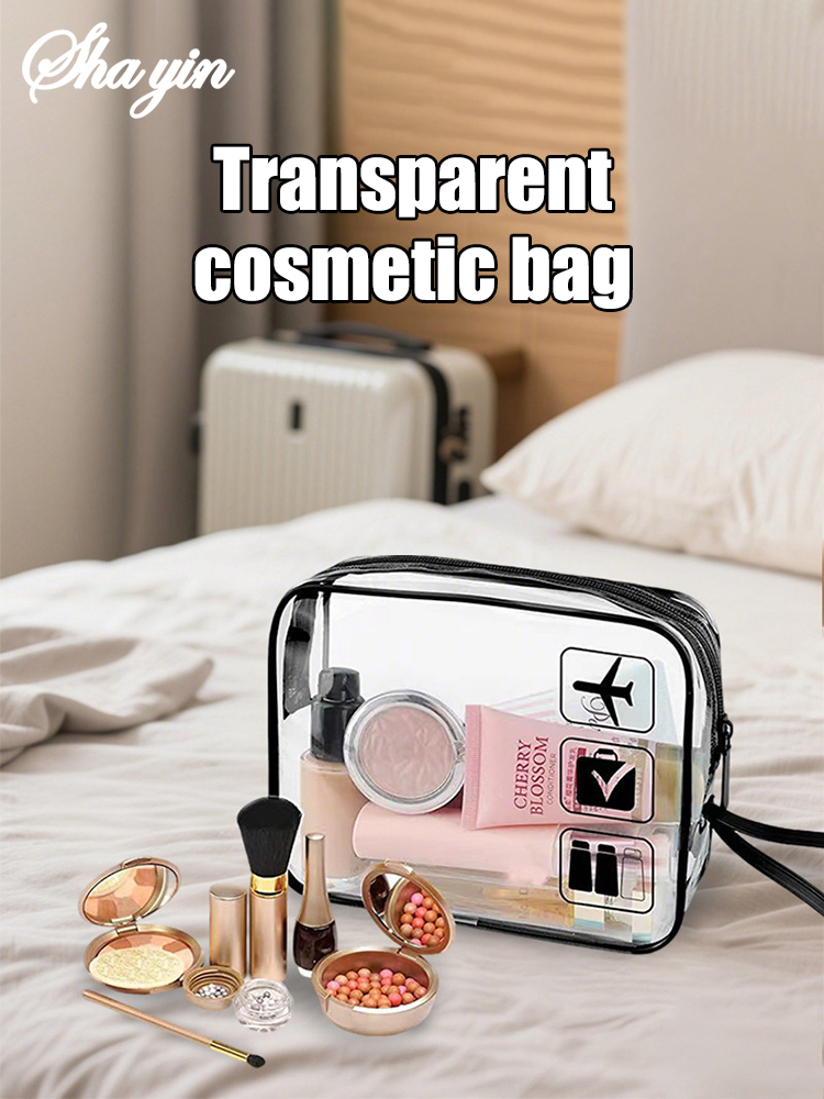 Toiletry Bag Tsa - Trousse de maquillage transparente, trousse de