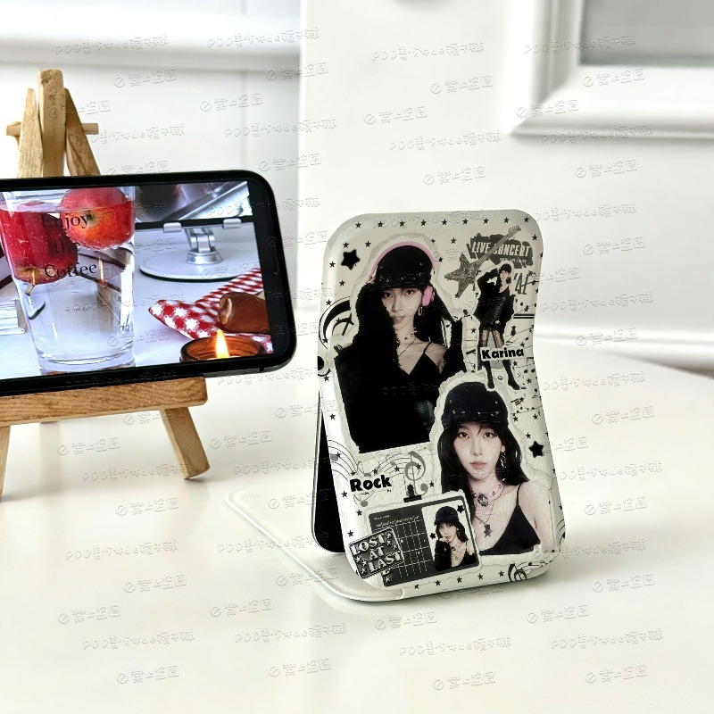 Travel Accessories Gadget - Miroir de maquillage pliable Aespas Mini,