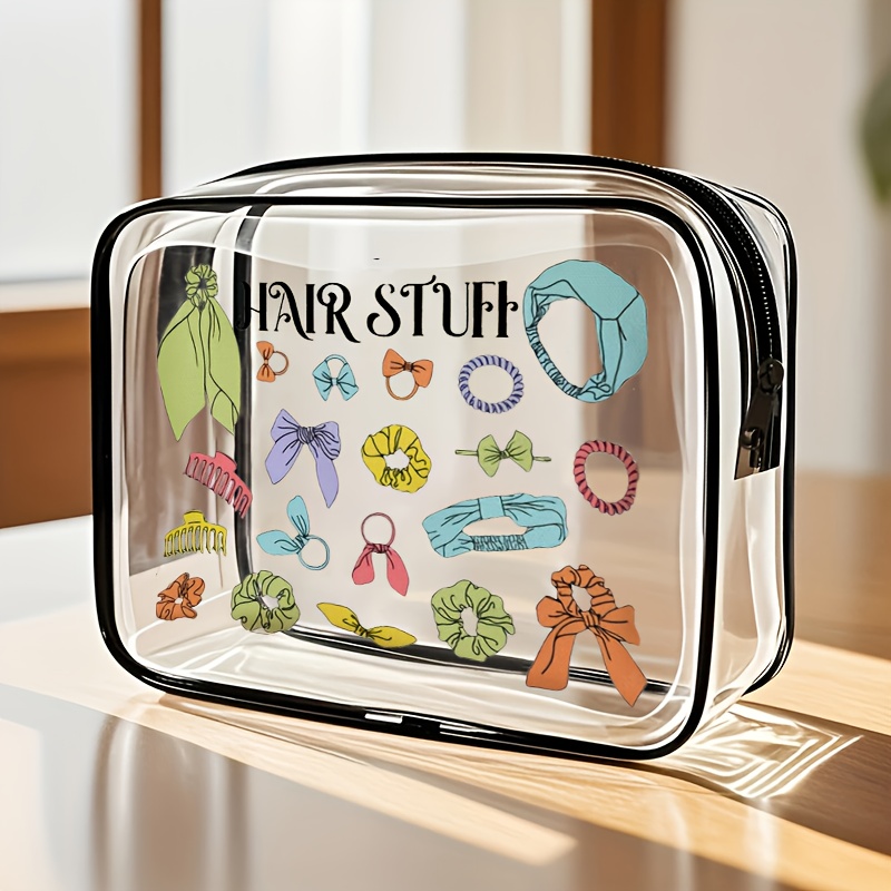 Toiletry Bag Tsa - 1 pièce Trousse de maquillage transparente,