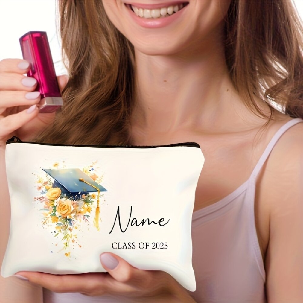 Travel Accessories Gifts For Her - Pochette de maquillage personnalisée en polyester