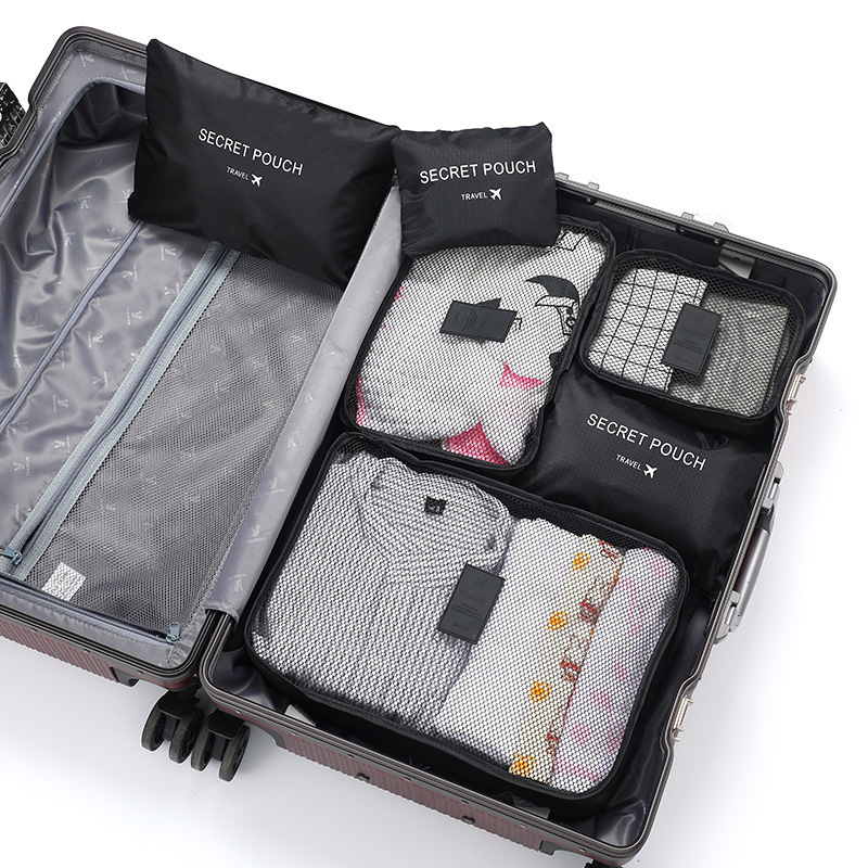 Travel Accessories Packing Cubes - 6 ensembles de sacs de rangement