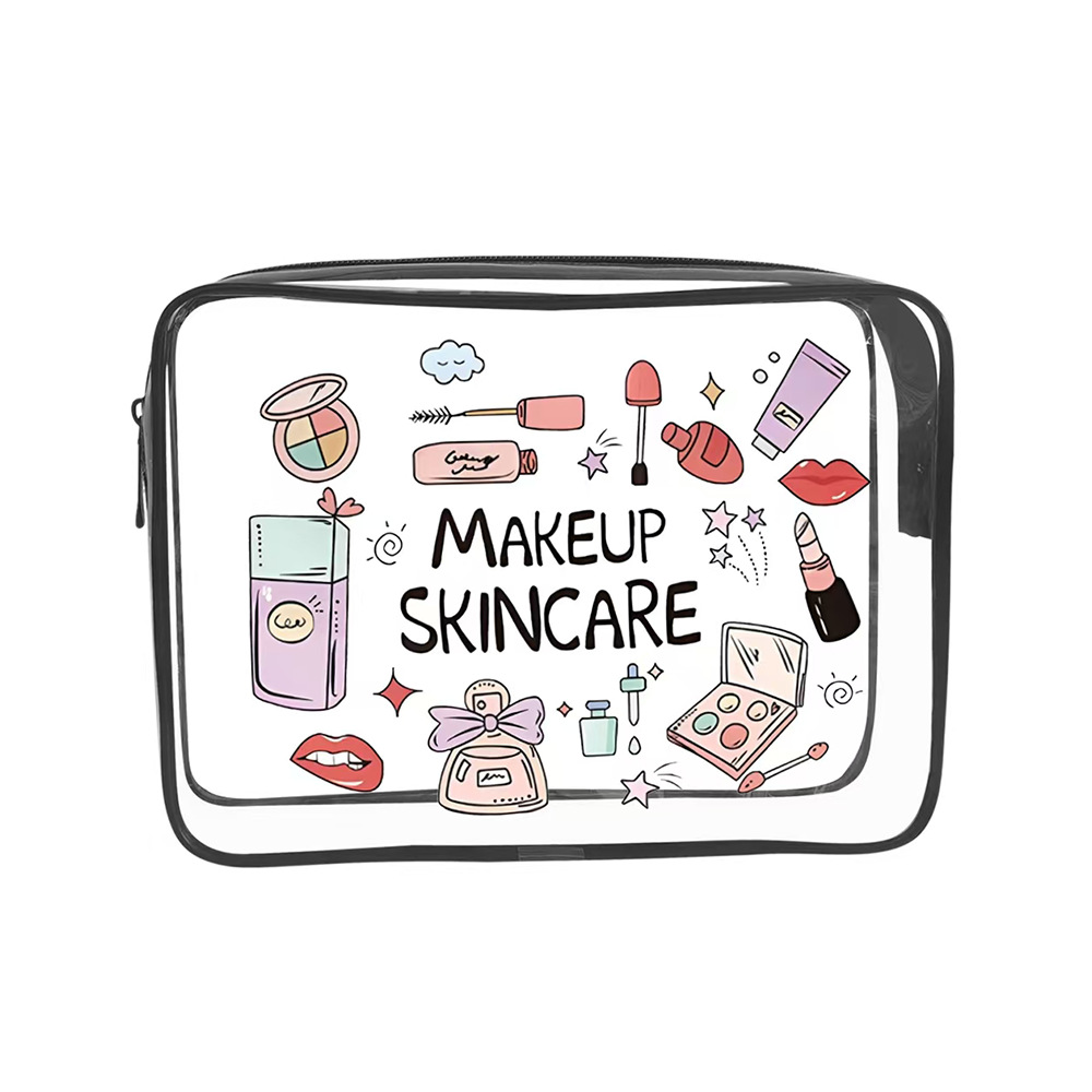 Toiletry Bag Tsa - 1PC Trousse de Maquillage Transparente, Sac