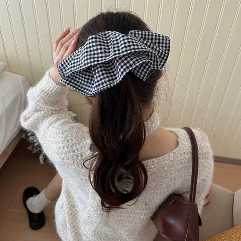 Attaches de cheveux à carreaux - Travel Accessories Aesthetic avis et prix