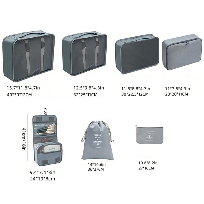 Ensemble de cubes de rangement - Travel Accessories Packing Cubes avis et prix