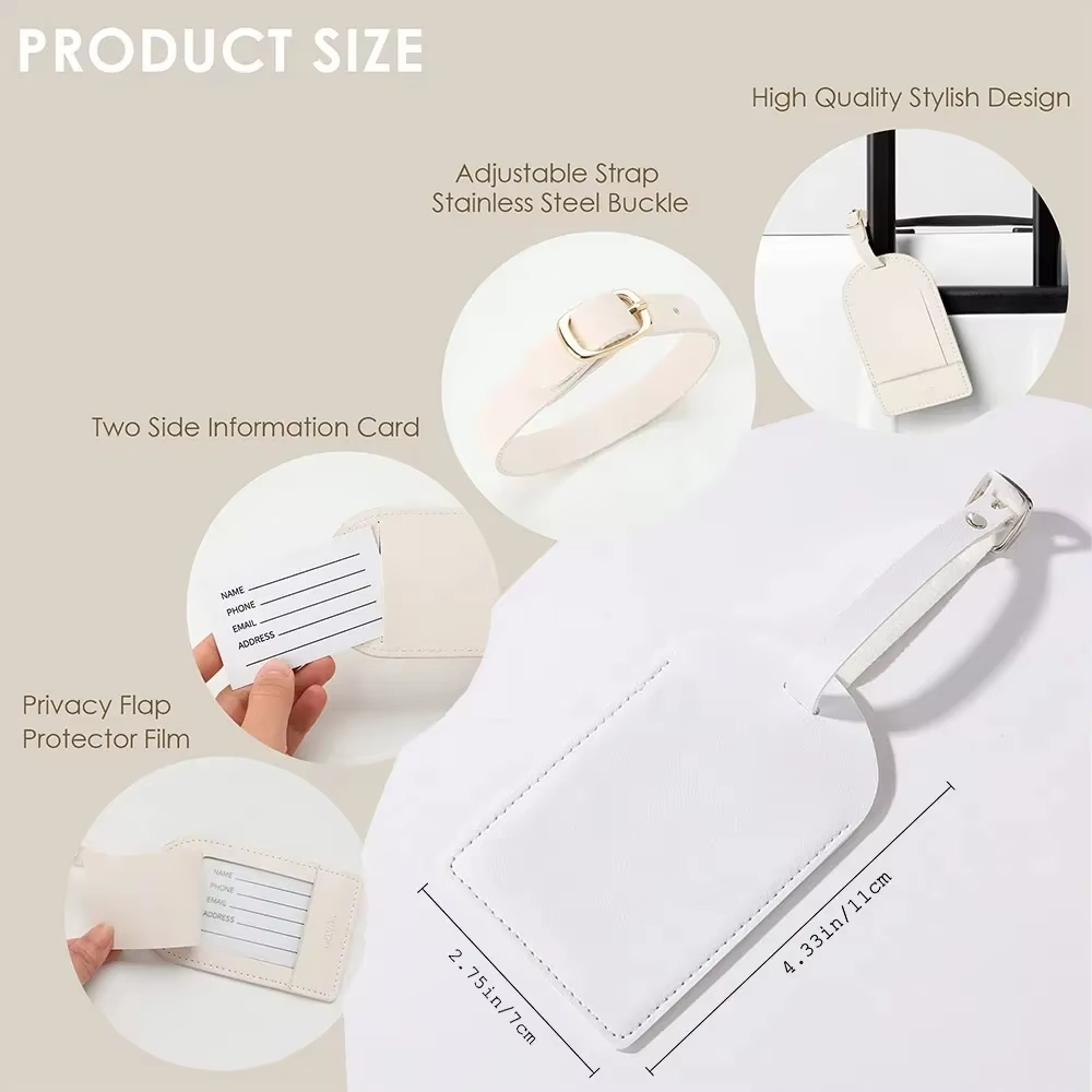 Étiquette de bagage en cuir pe - Travel Accessories Gifts For Her avis et prix