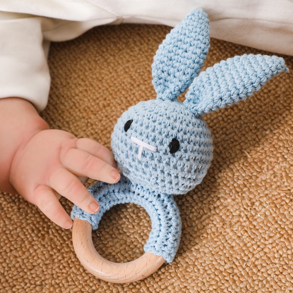 Hochet en bois pour bébé, joue - Travel Accessories For 3 Year Old avis et prix