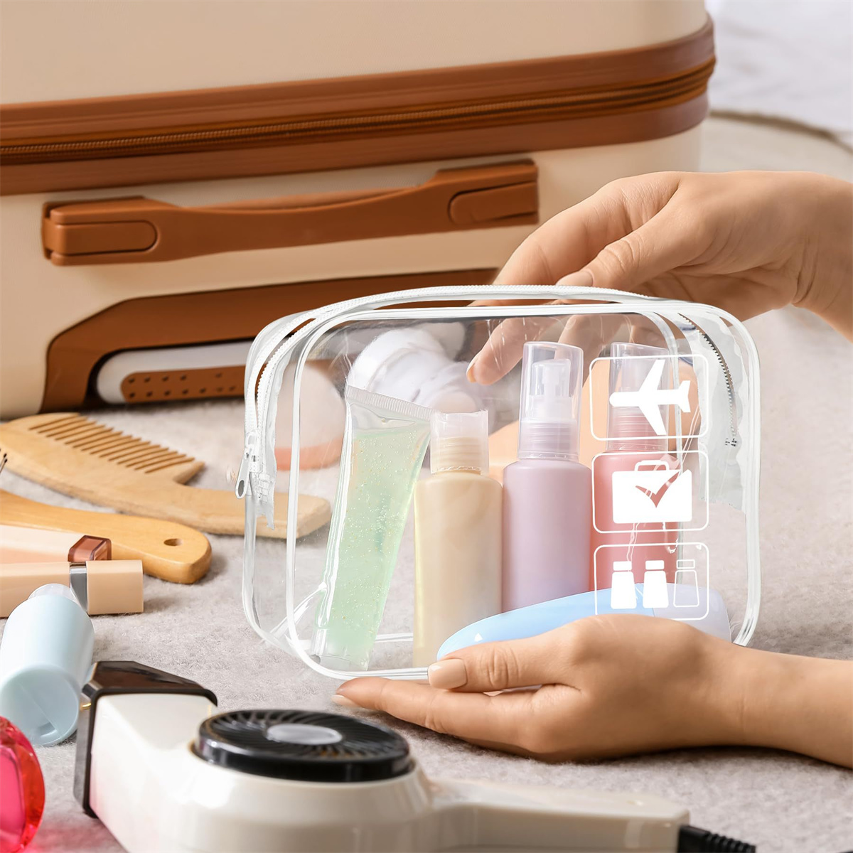 Sac de voyage transparent appr - Toiletry Bag Tsa avis et prix