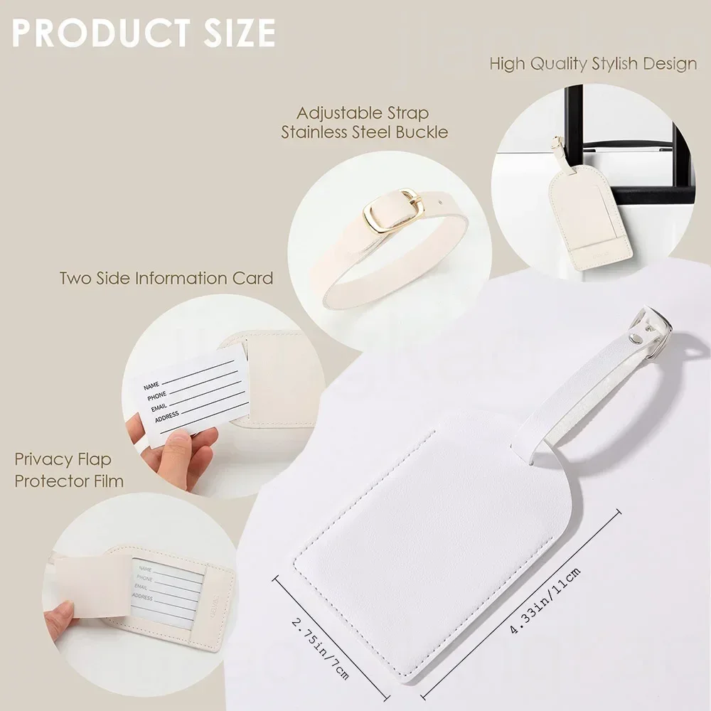 Étiquette de bagage monogramme - Travel Accessories Gifts For Her avis et prix