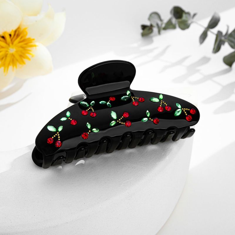 Pince à cheveux cerise, strass - Travel Accessories Aesthetic avis et prix