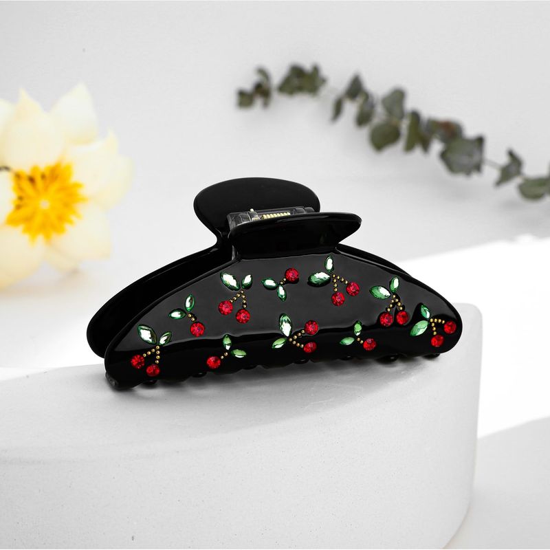 Pince à cheveux cerise, strass - Travel Accessories Aesthetic avis et prix