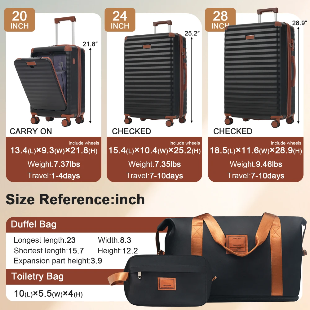 Ensemble de bagages 5 pièces a - Toiletry Bag Tsa avis et prix