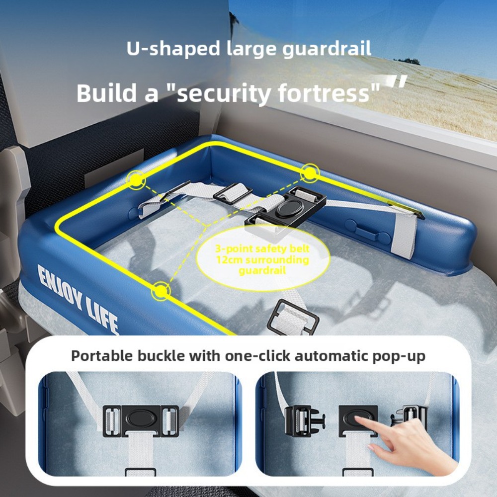 Lit d'avion gonflable pour tou - Car Seat Travel Bag avis et prix