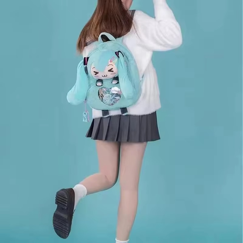Sac à dos en peluche douce bro - Travel Accessories Japan avis et prix