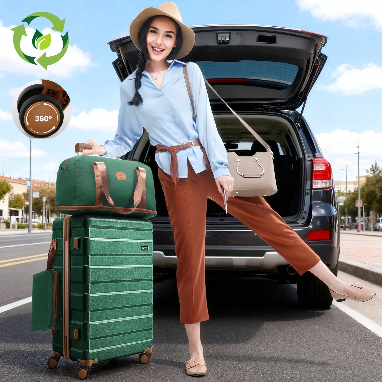 Ensemble de bagages Tooluck 3  - Toiletry Bag Tsa avis et prix