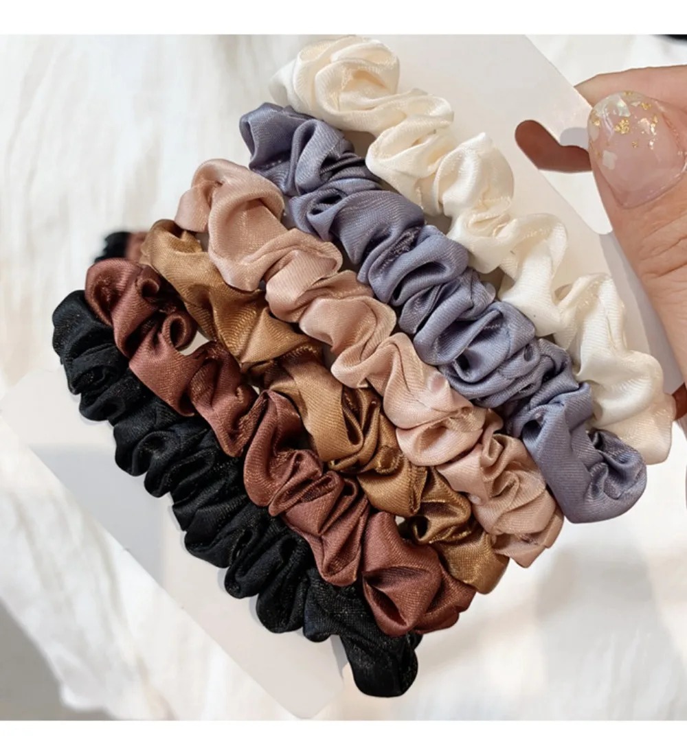 6 chouchous doux en satin, éla - Travel Accessories Aesthetic avis et prix