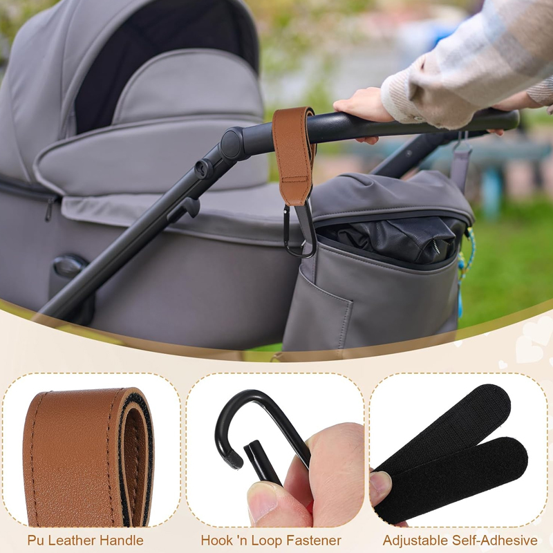 2 crochets de poussette en cui - Travel Accessories For 3 Year Old avis et prix