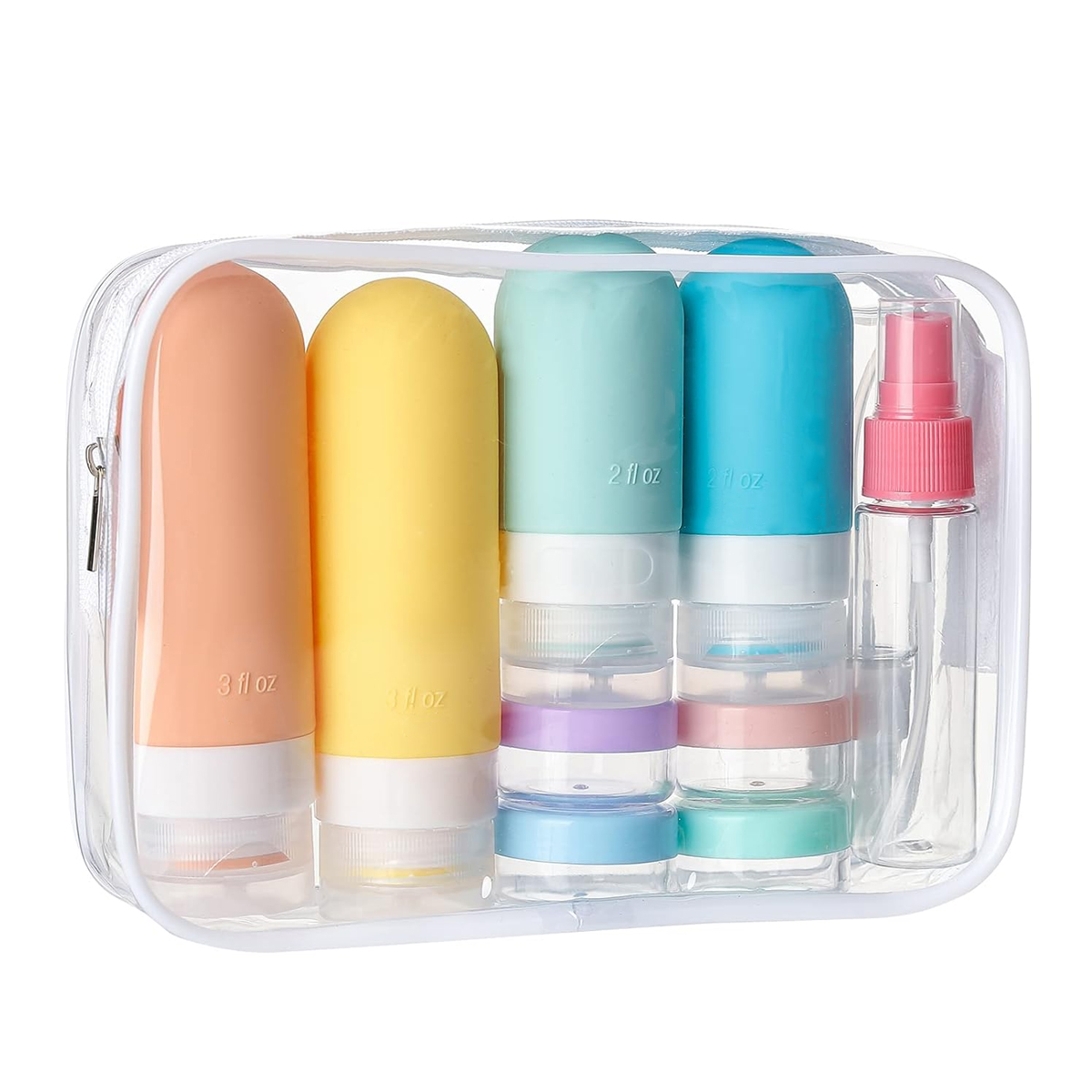 Lot de 16 bouteilles de voyage - Toiletry Bag Tsa avis et prix