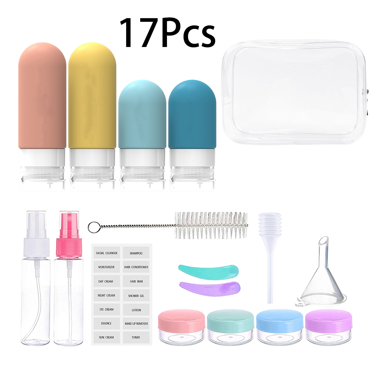 Lot de 16 bouteilles de voyage - Toiletry Bag Tsa avis et prix