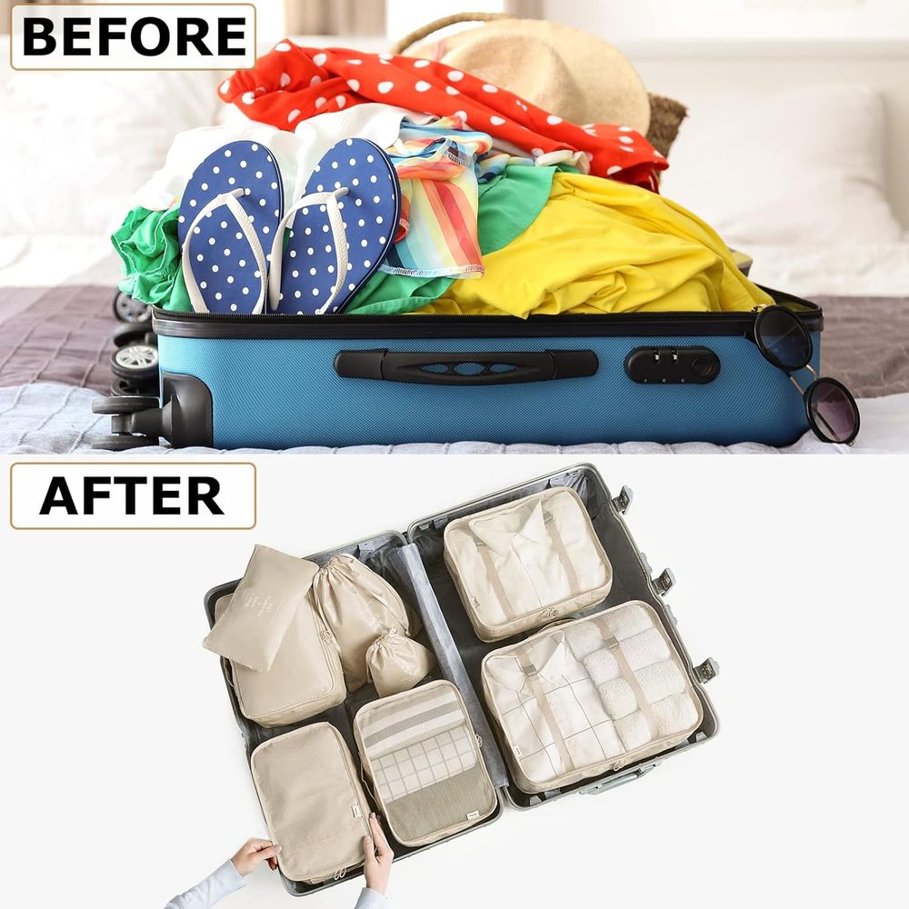 Ensemble de cubes de rangement - Travel Accessories Packing Cubes avis et prix