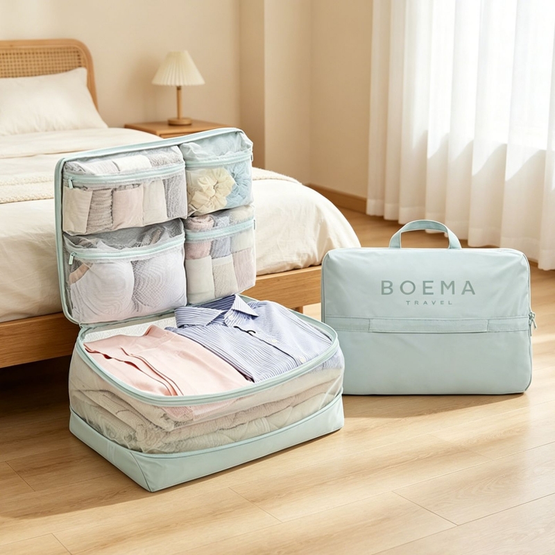 Sacs de compression 5-en-1 pou - Travel Accessories Packing Cubes avis et prix
