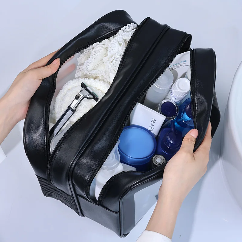 Sac de maquillage en PU double - Toiletry Bag Tsa avis et prix