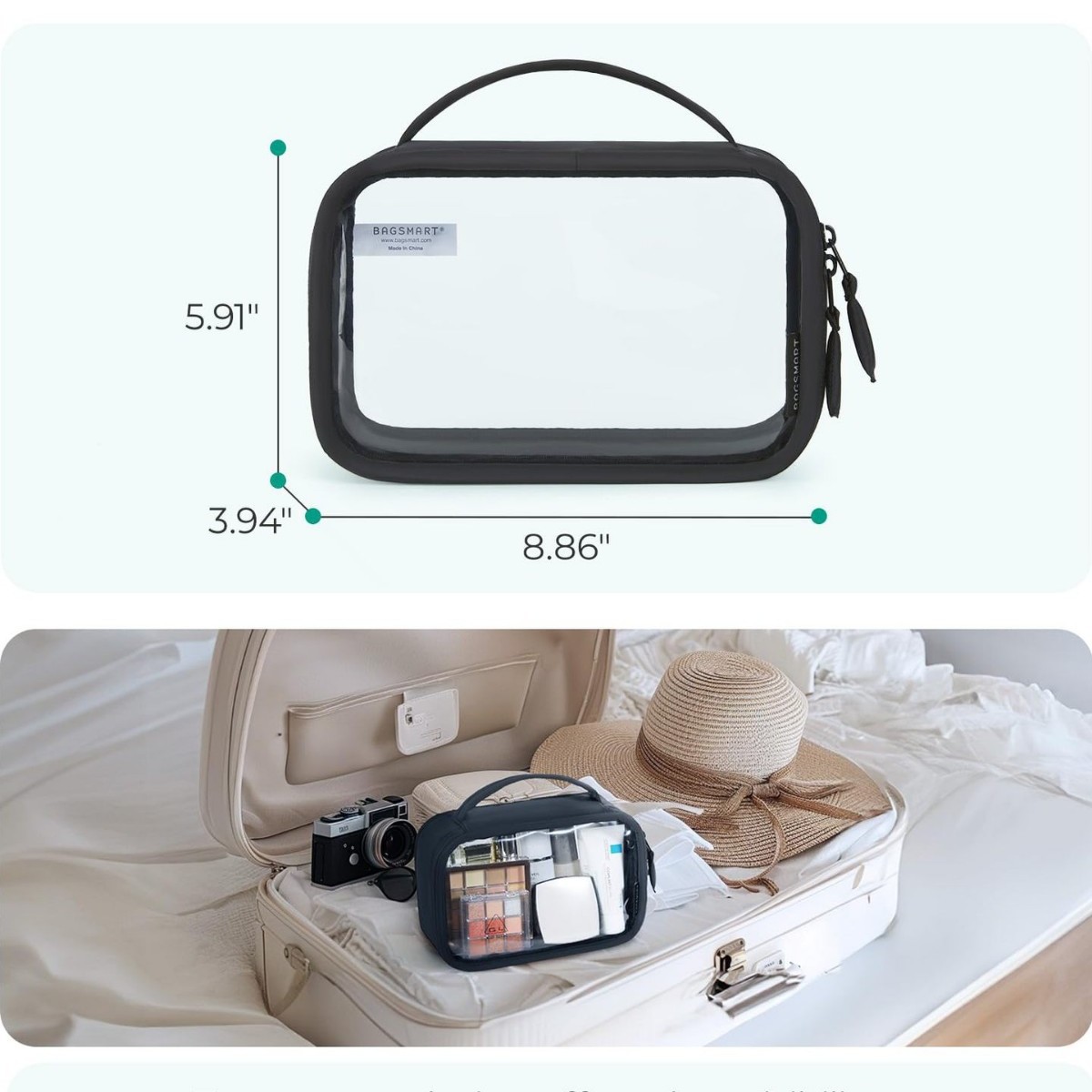 Trousse de toilette transparen - Toiletry Bag Tsa avis et prix