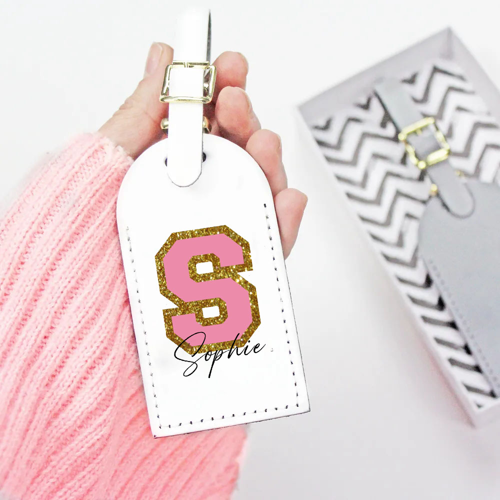 Étiquette de bagage monogramme - Travel Accessories Gifts For Her avis et prix